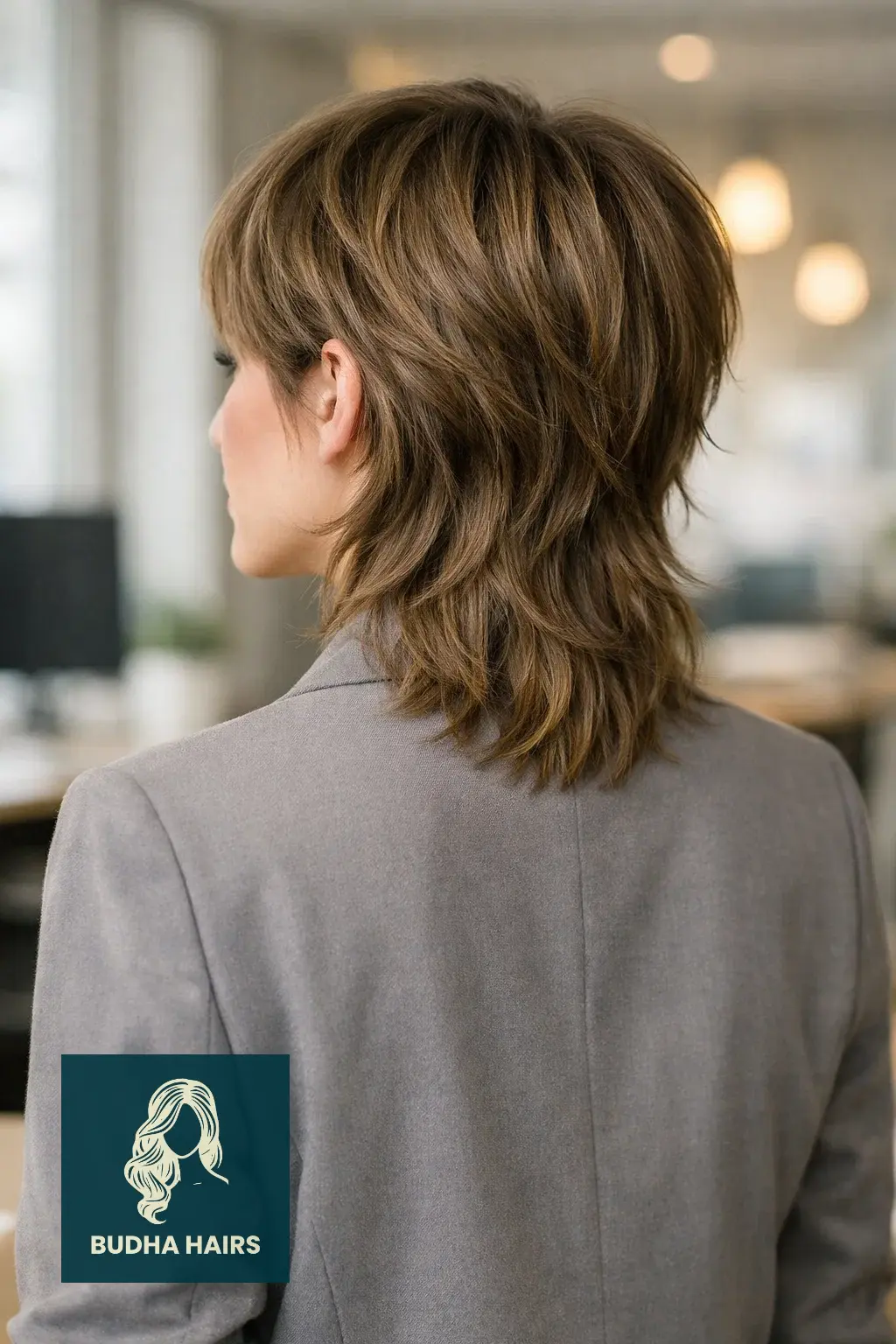 30 Realistic Shaggy Mullet Haircuts Styles for Women (2026) 19 Subtle Office-Friendly Shaggy Mullet