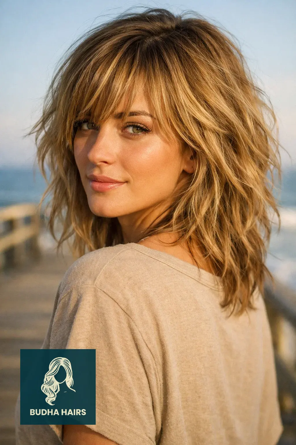 40 Flattering Side Bangs for Every Age and Occasion 30 Textured Salt-Spray Side Bangs