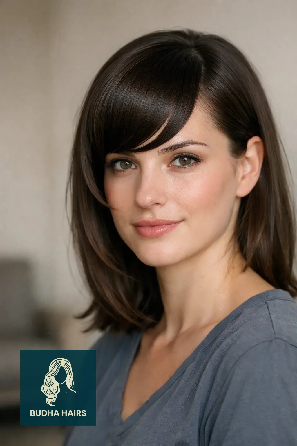 40 Flattering Side Bangs for Every Age and Occasion 37 The Architectural "C" Cut Fringe