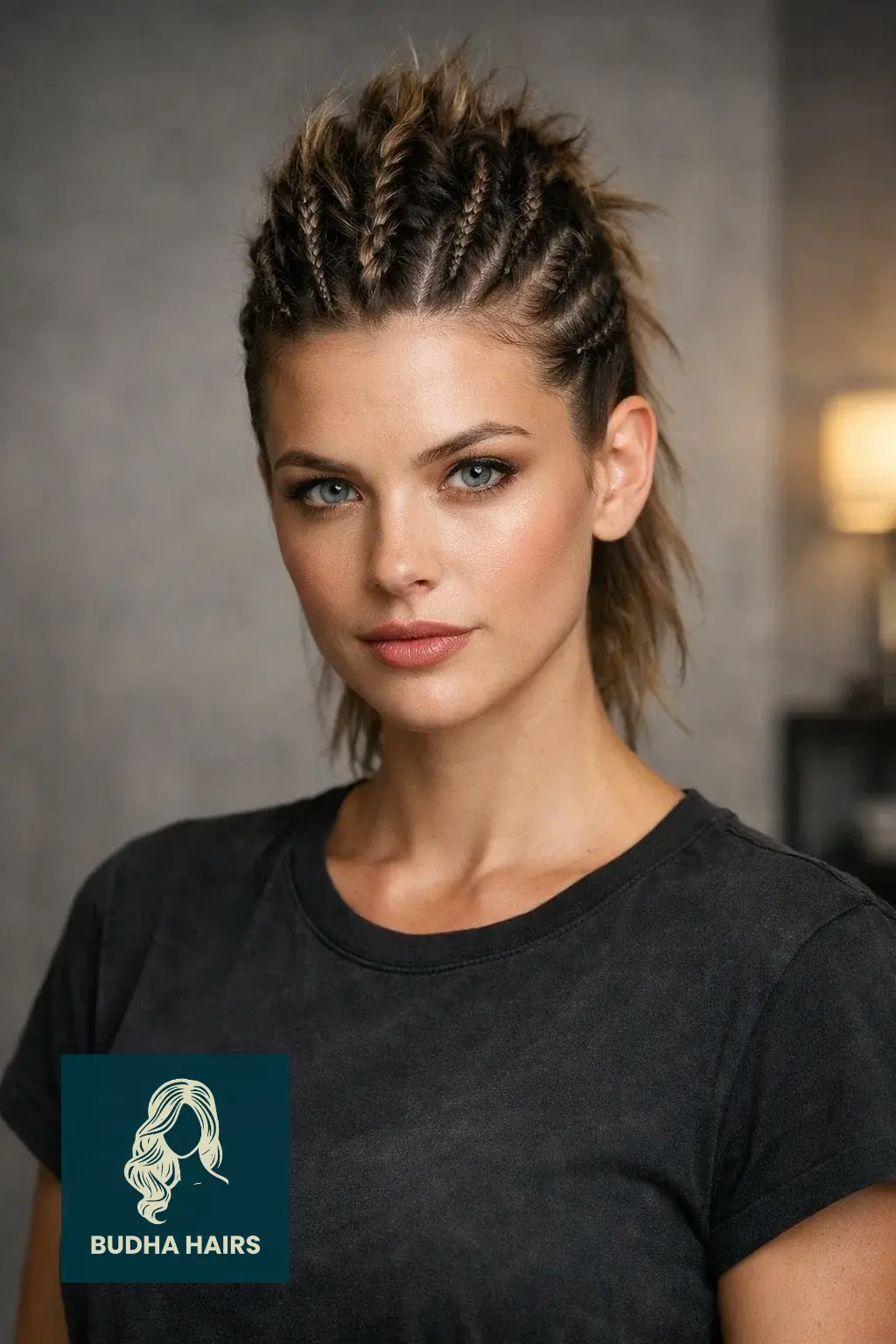 30 Best Protective Hairstyles for Thin Hair: Healthy & Chic 20 The Braided Faux Hawk for an Edgy Vibe