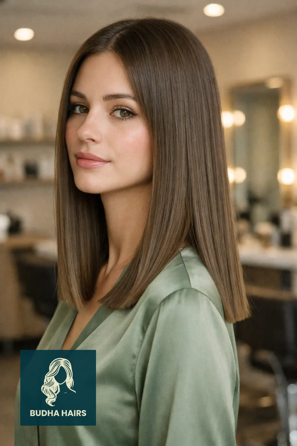 35 Perfect Long Hairstyles for Fine Hair to Turn Heads 1 The Classic Blunt Cut