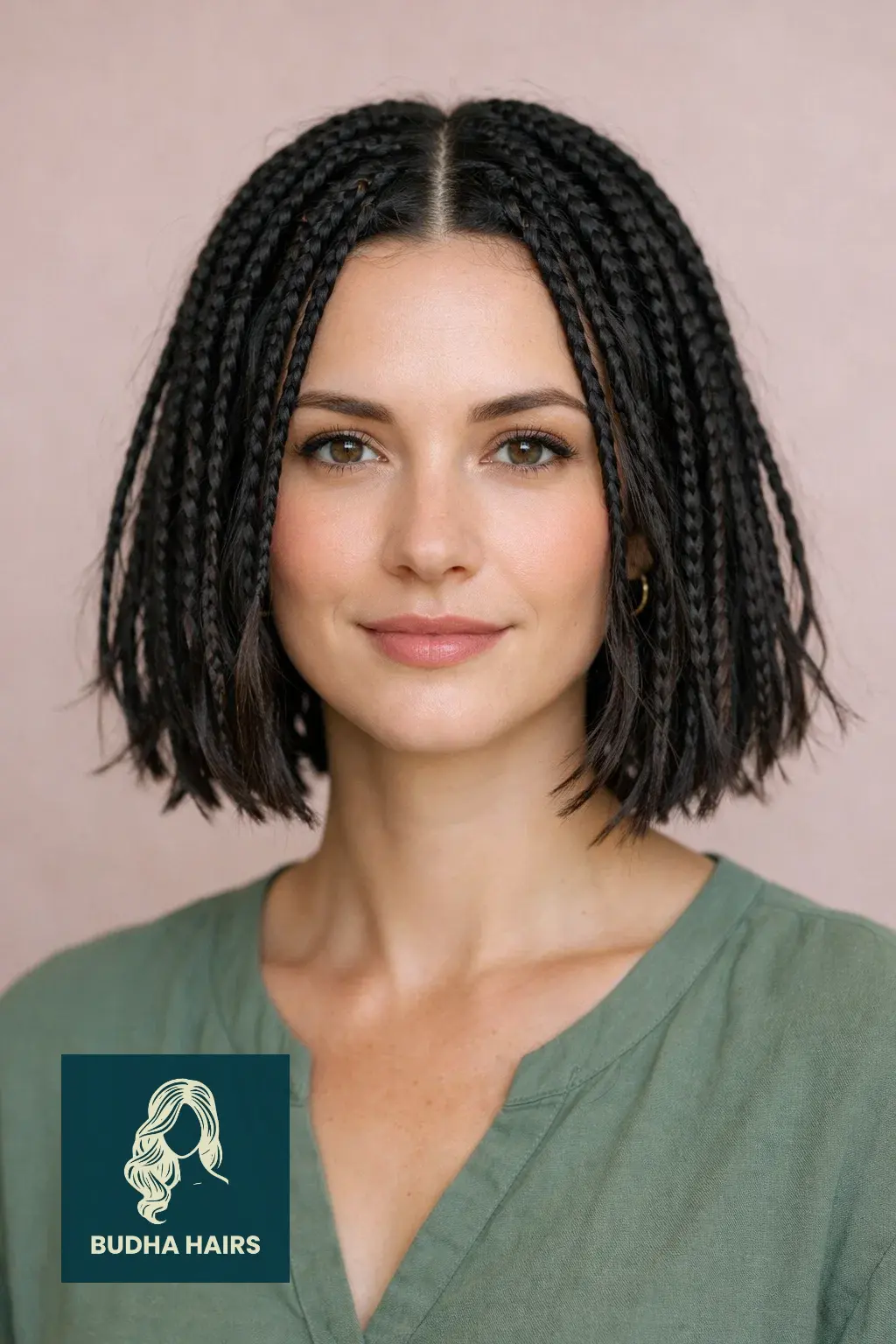 35 Stylish Boho Bob Knotless Braids for Fresh Looks 1 The Classic Chin-Length Boho Bob