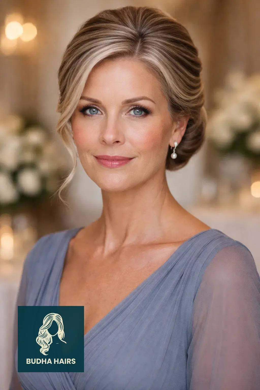 30 Best Mother of the Bride Hairstyles: 2026 Wedding Guide 1 The Classic Polished Chignon