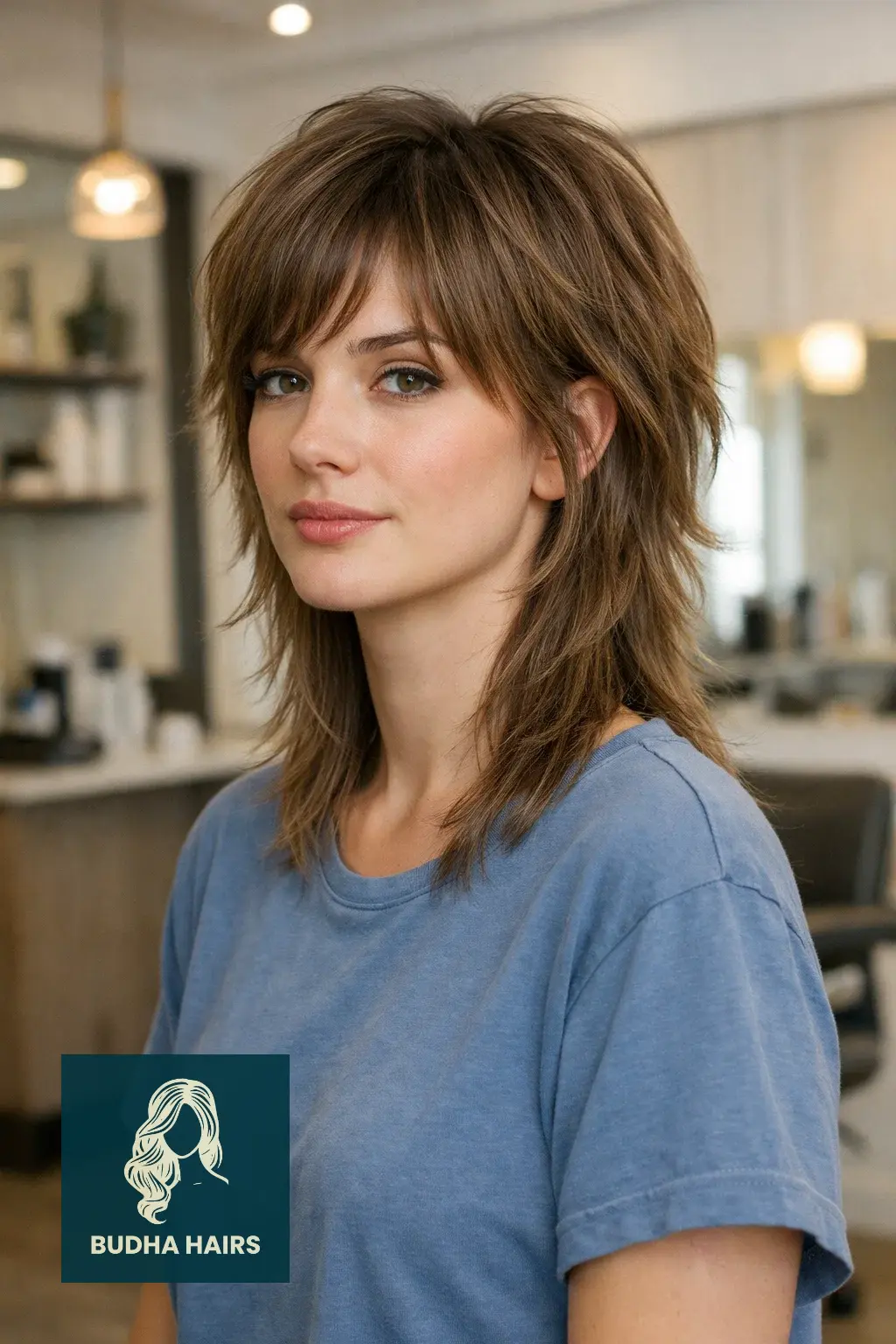 30 Realistic Shaggy Mullet Haircuts Styles for Women (2026) 1 The Classic Soft-Layered Shaggy Mullet