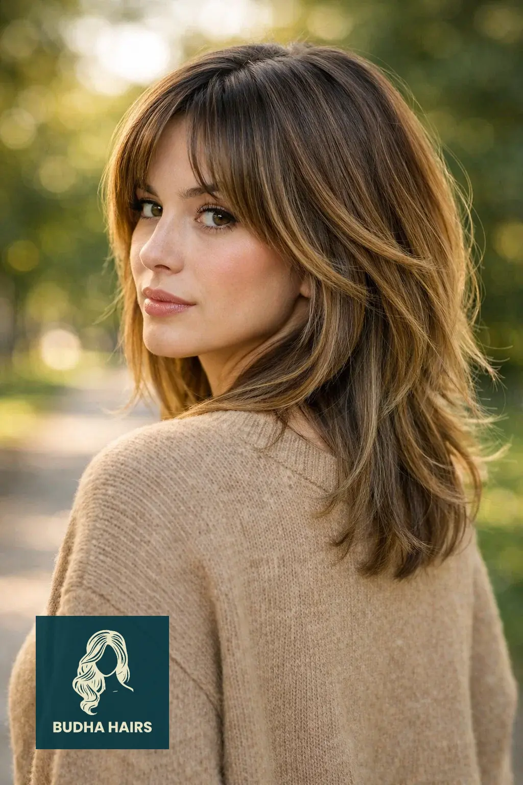 40 Flattering Side Bangs for Every Age and Occasion 19 The "Curtain-Side" Hybrid Fringe