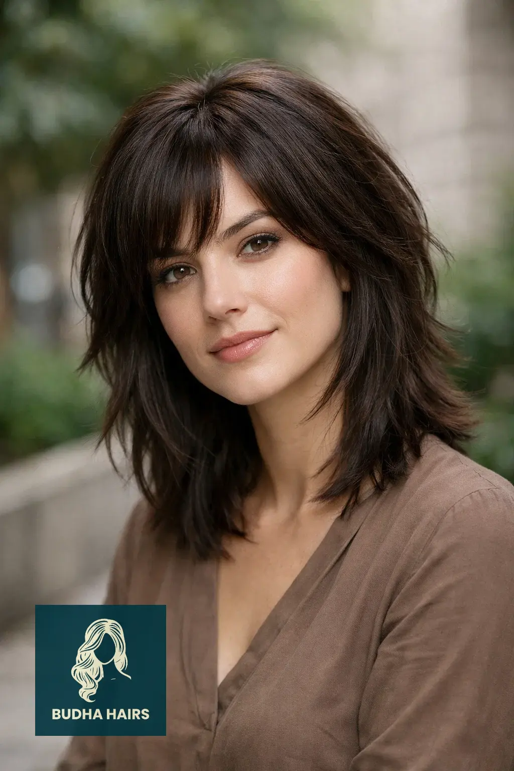 40 Best Medium Shag Haircuts: The Ultimate Guide to Texture & Volume 27 The Deep Espresso Shag