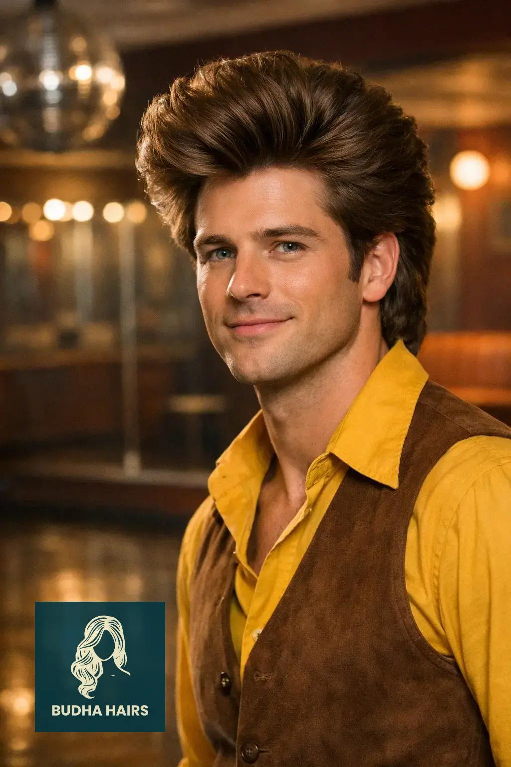 30 Best Halloween Hairstyles for Men: Easy & Iconic Looks 27 The Disco King Retro Volume