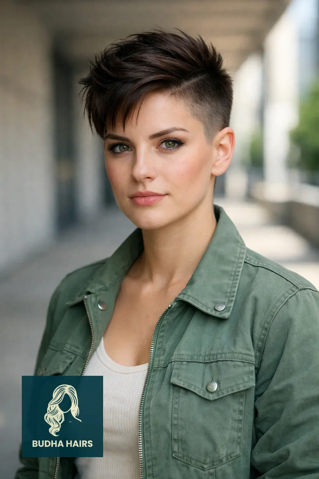 40 Short Haircuts for Round Faces For Women That Flatter Instantly 6 The Edgy Undercut Pixie