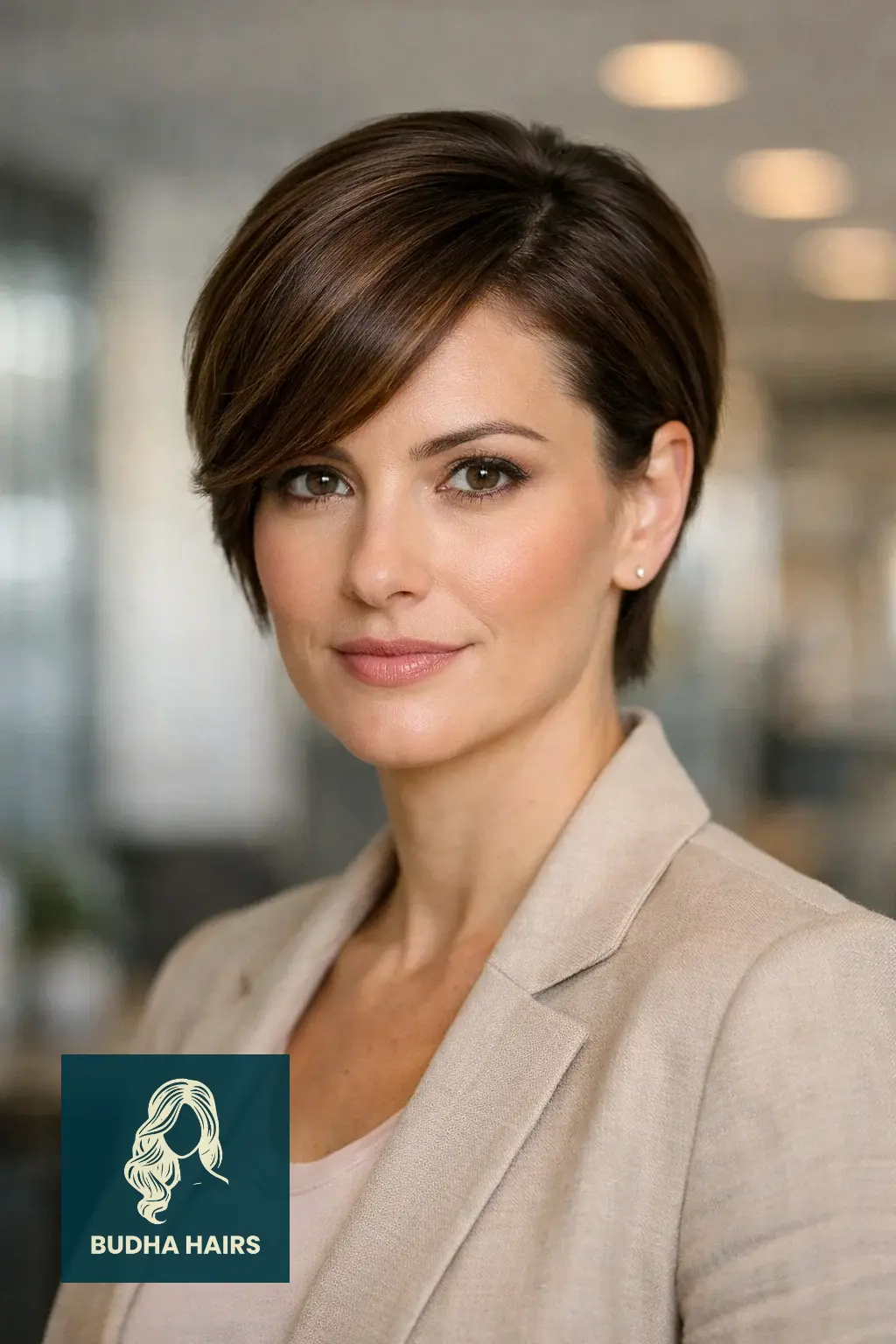 30 Perfect Side Bangs With Layers To Frame Your Face Beautifully 10 The "Executive" Side-Sweep with Structured Layers