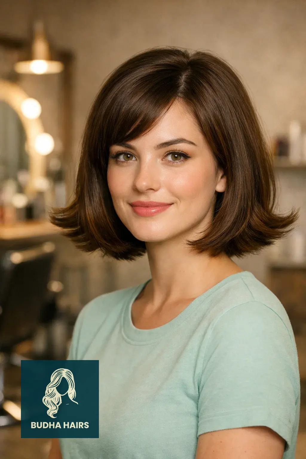 30 Hair Styles For Medium Hair And Creative Ways To Upgrade Your Cut 11 The Flipped-Out Retro Bob