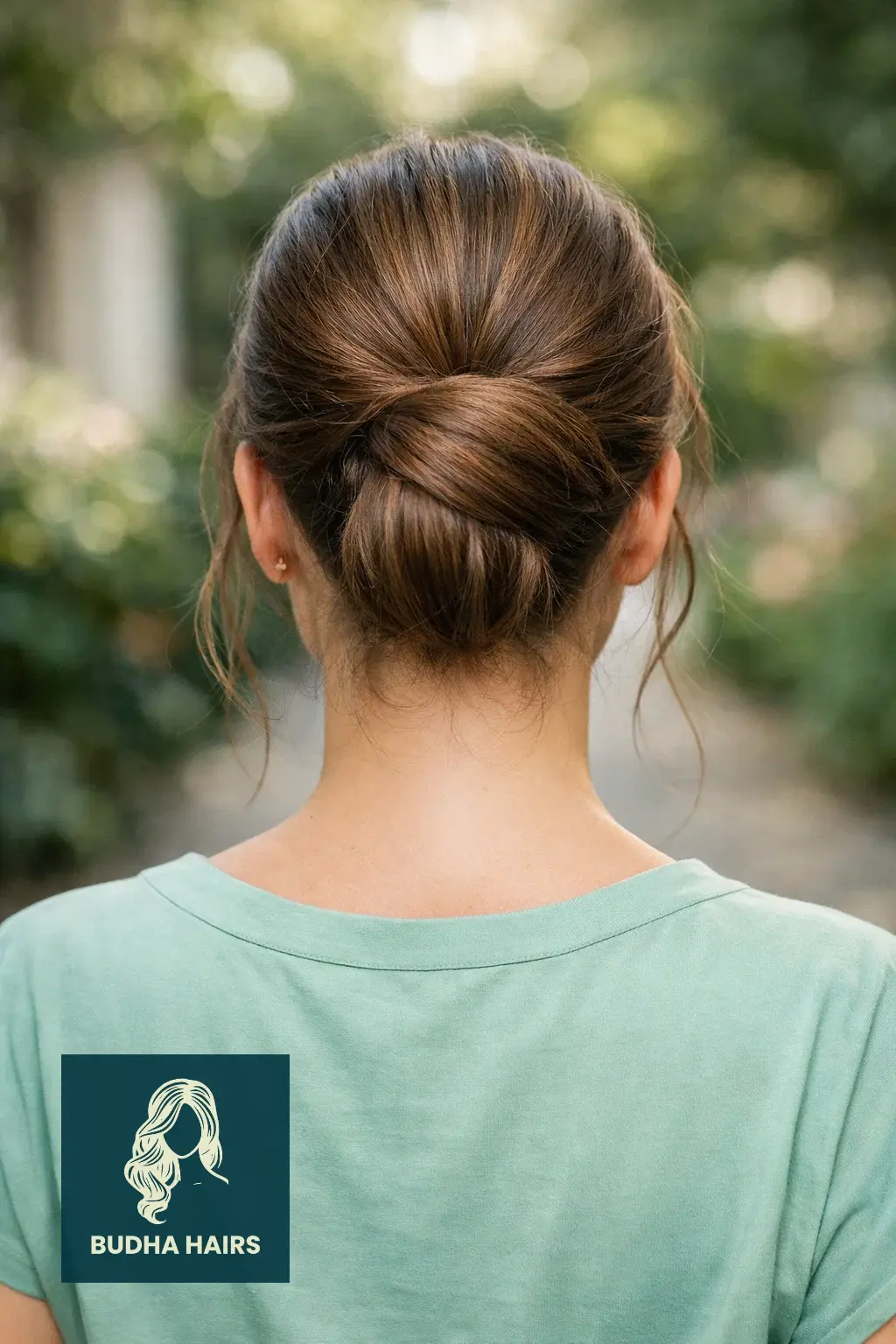 30 Hair Updos for Medium Hair That Look Effortlessly Chic 15 The Folded Ponytail Updo