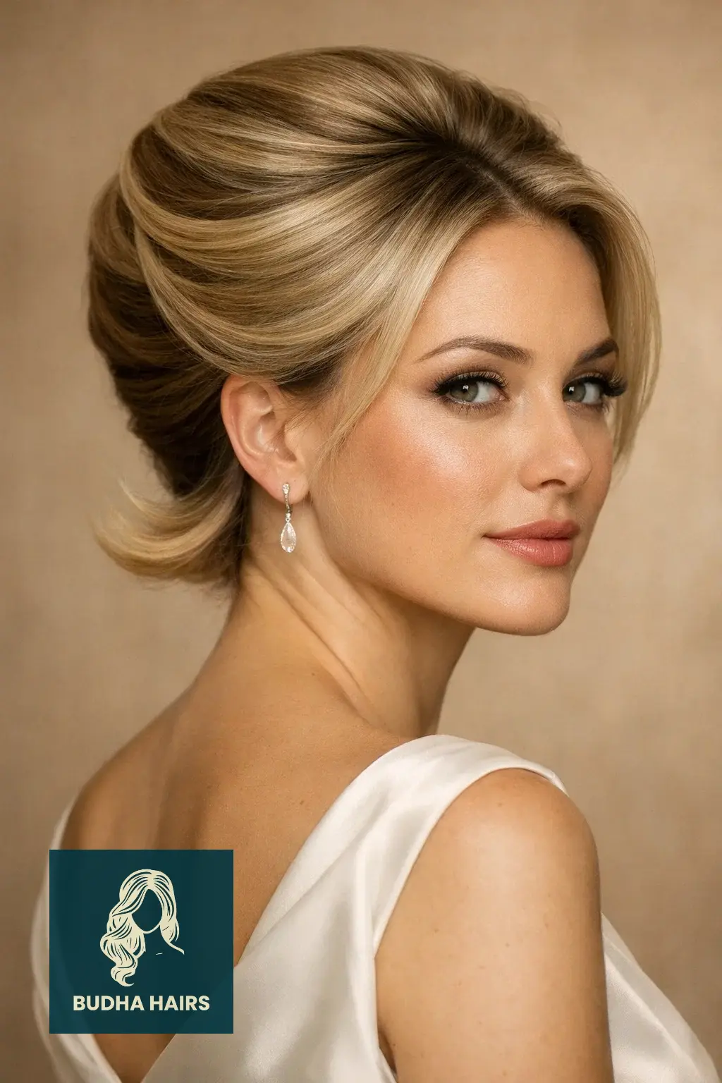 39 Best Hairstyles for Thin Hair for Wedding for a Full Look 10 The French Twist with a Modern Flip