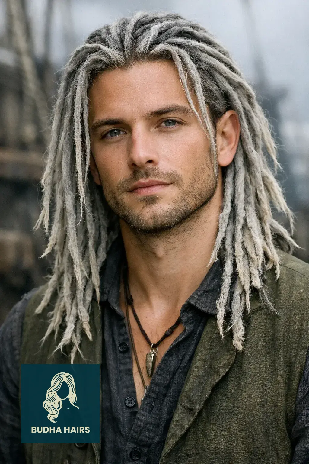 40 Best Pirate Hairstyles for Men: Rugged & Modern Looks 40 The Ghost Ship Silver Locs with Tattered Ends