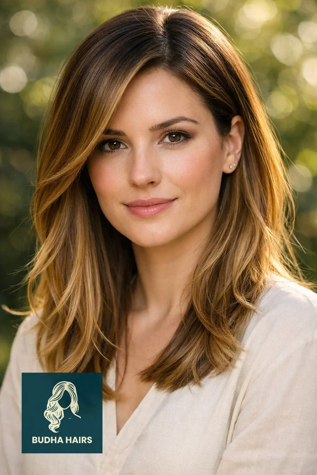 30 Side Part Wig Hairstyles Perfect for Busy Days 11 The "Honey-Glazed" Balayage Side Part