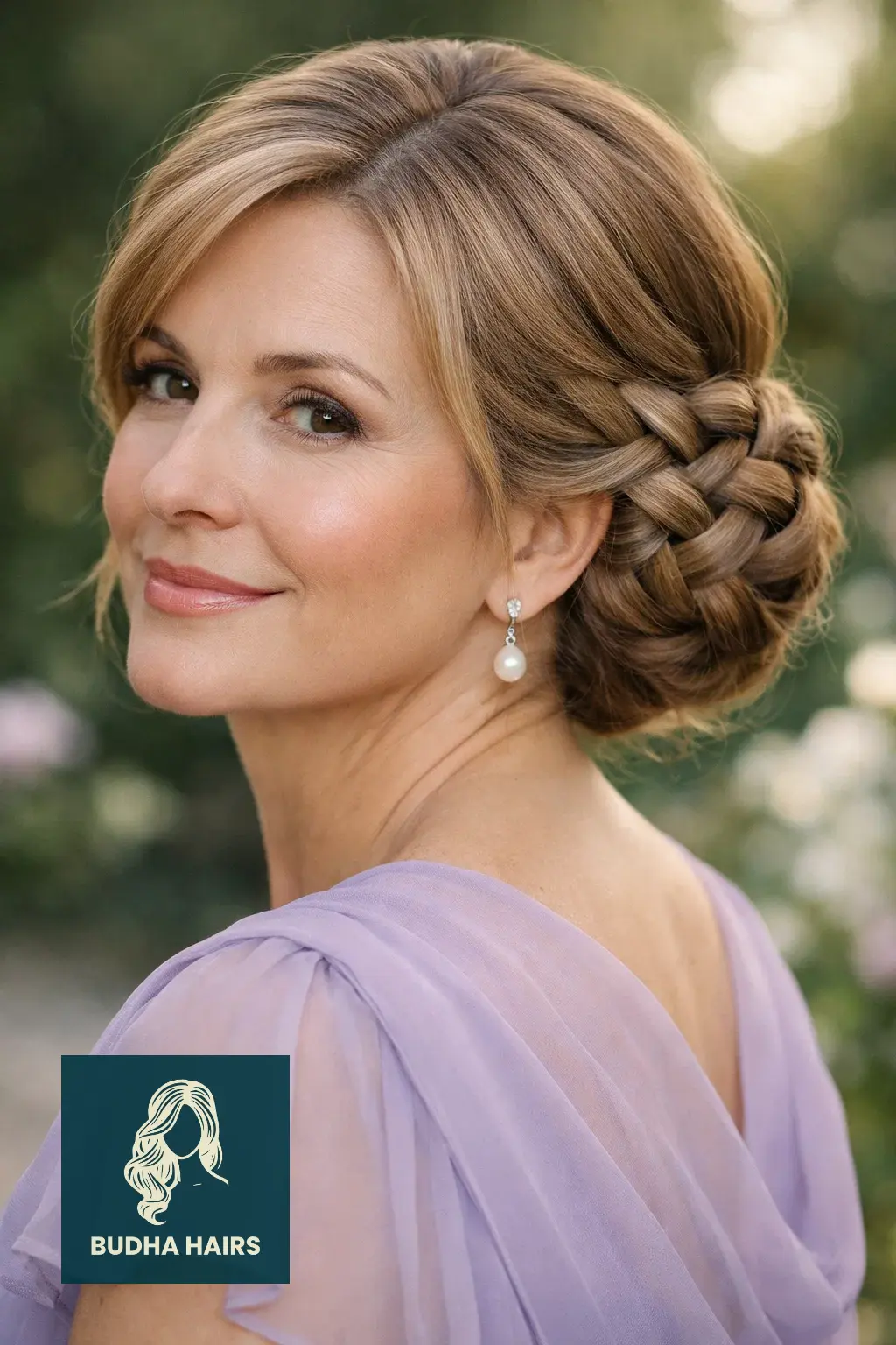 30 Best Mother of the Bride Hairstyles: 2026 Wedding Guide 22 The "Infinity" Woven Low Bun