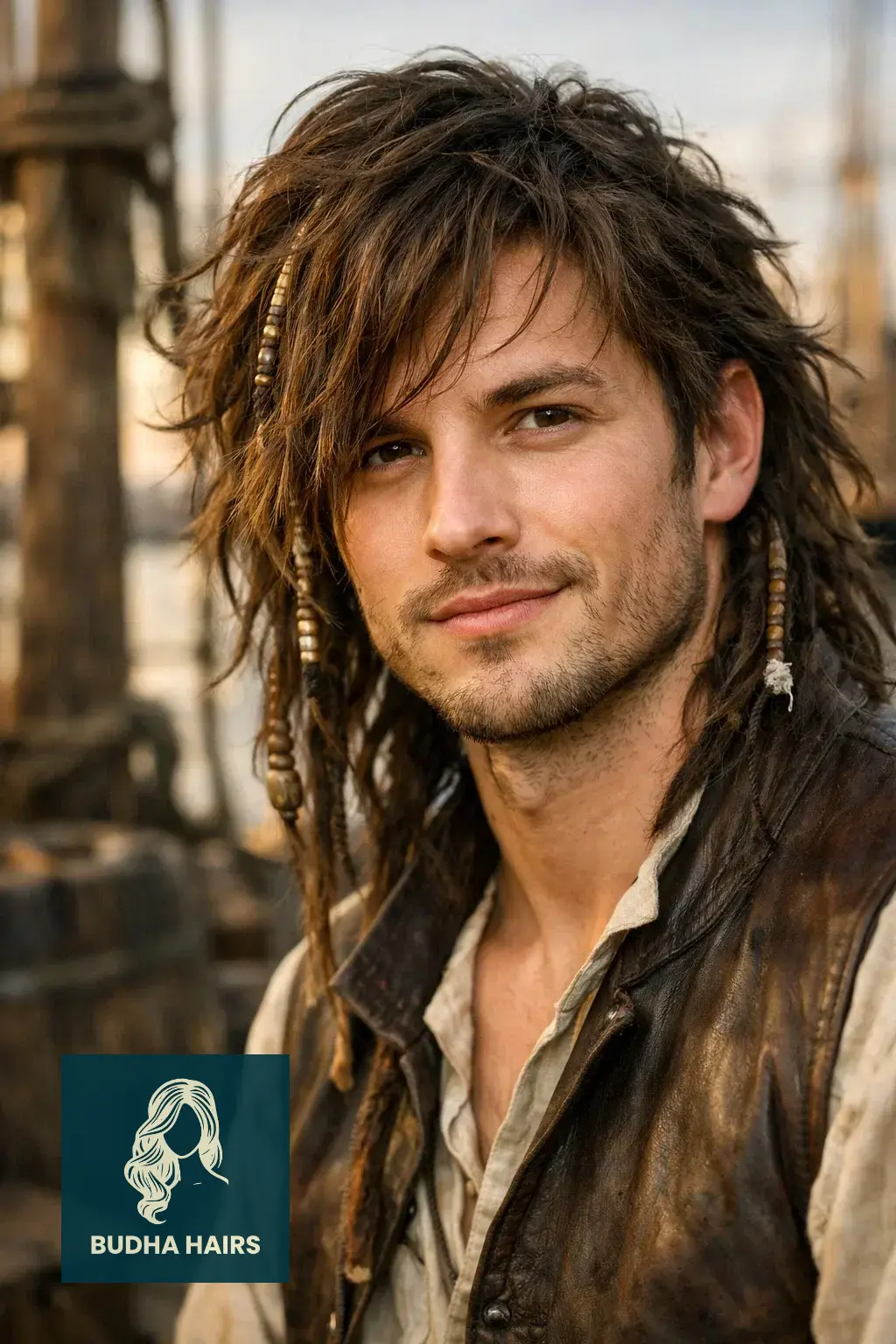 30 Best Halloween Hairstyles for Men: Easy & Iconic Looks 15 The Jack Sparrow Pirate Mess