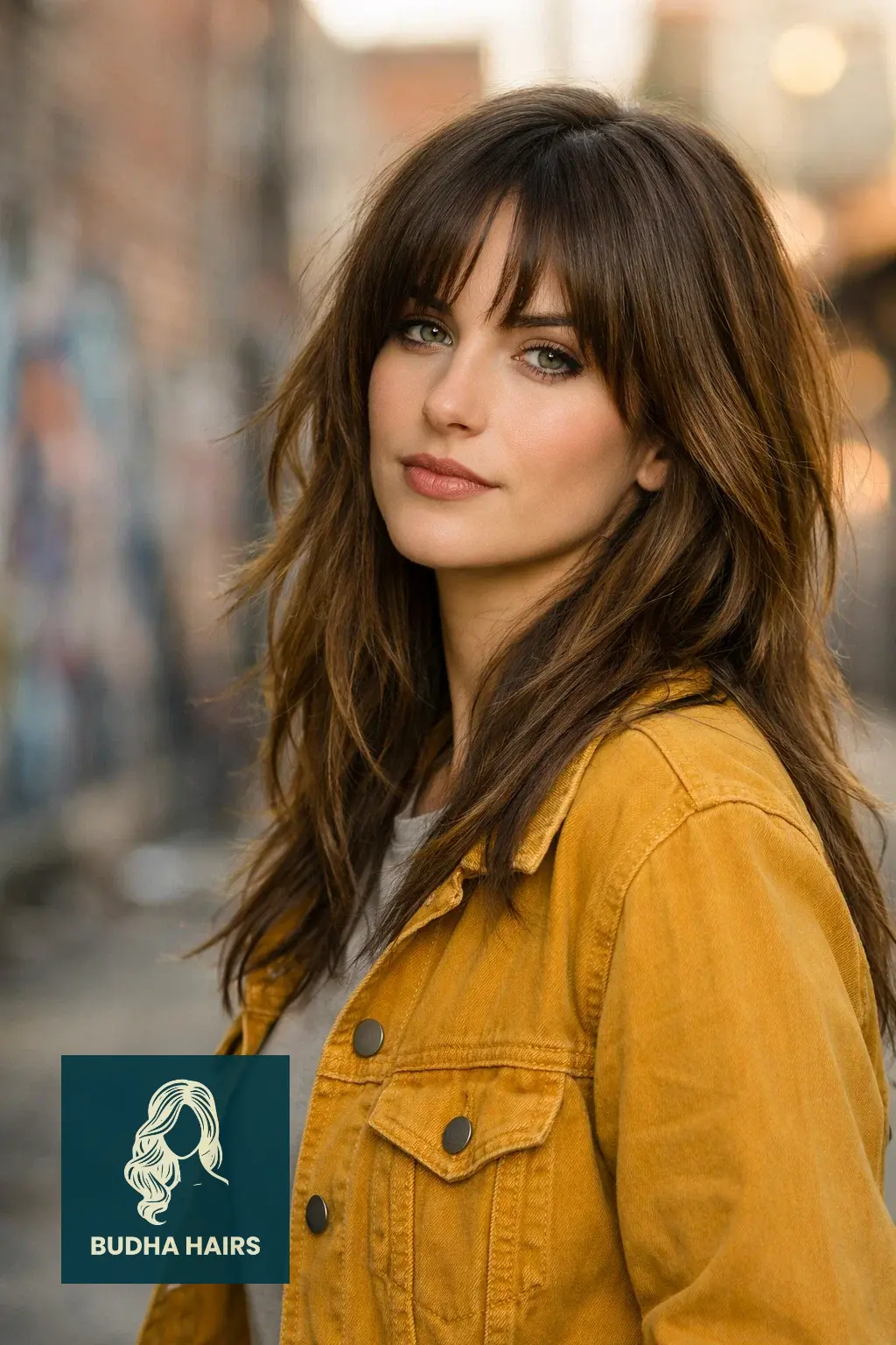 30 Best Haircuts for Long Hair: 2026 Trends & Styling Guide 6 The Long Shag with Bottleneck Bangs
