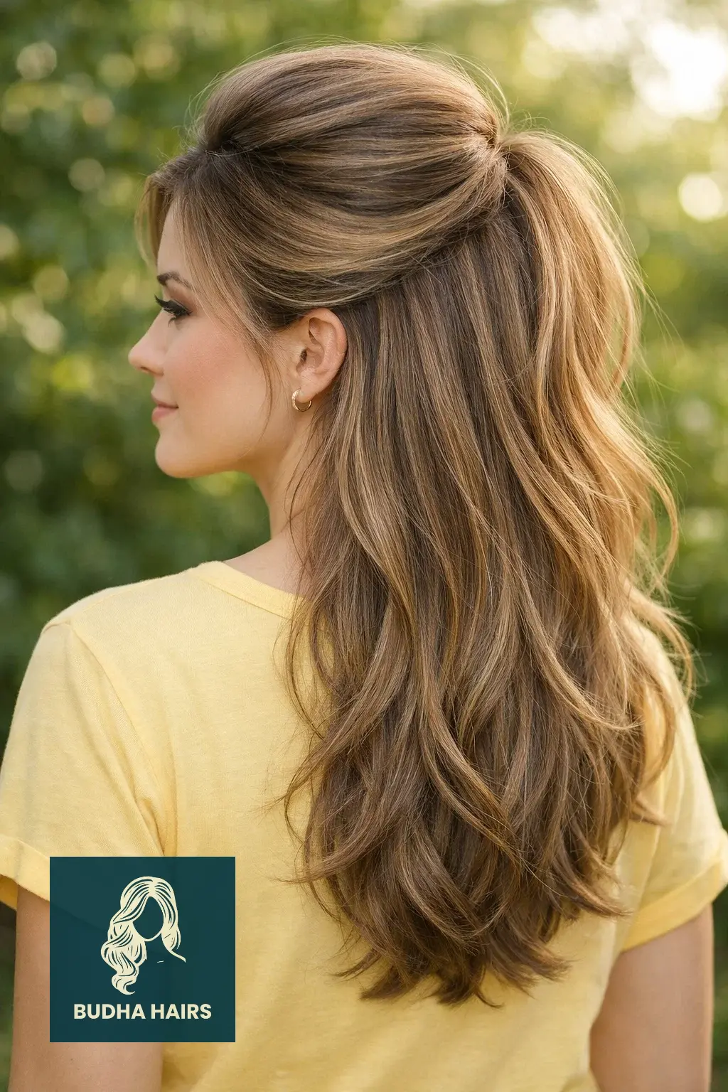 35 Best Blowout Hairstyles: The Ultimate Guide for Volume & Shine 23 The Mega Volume Half Up