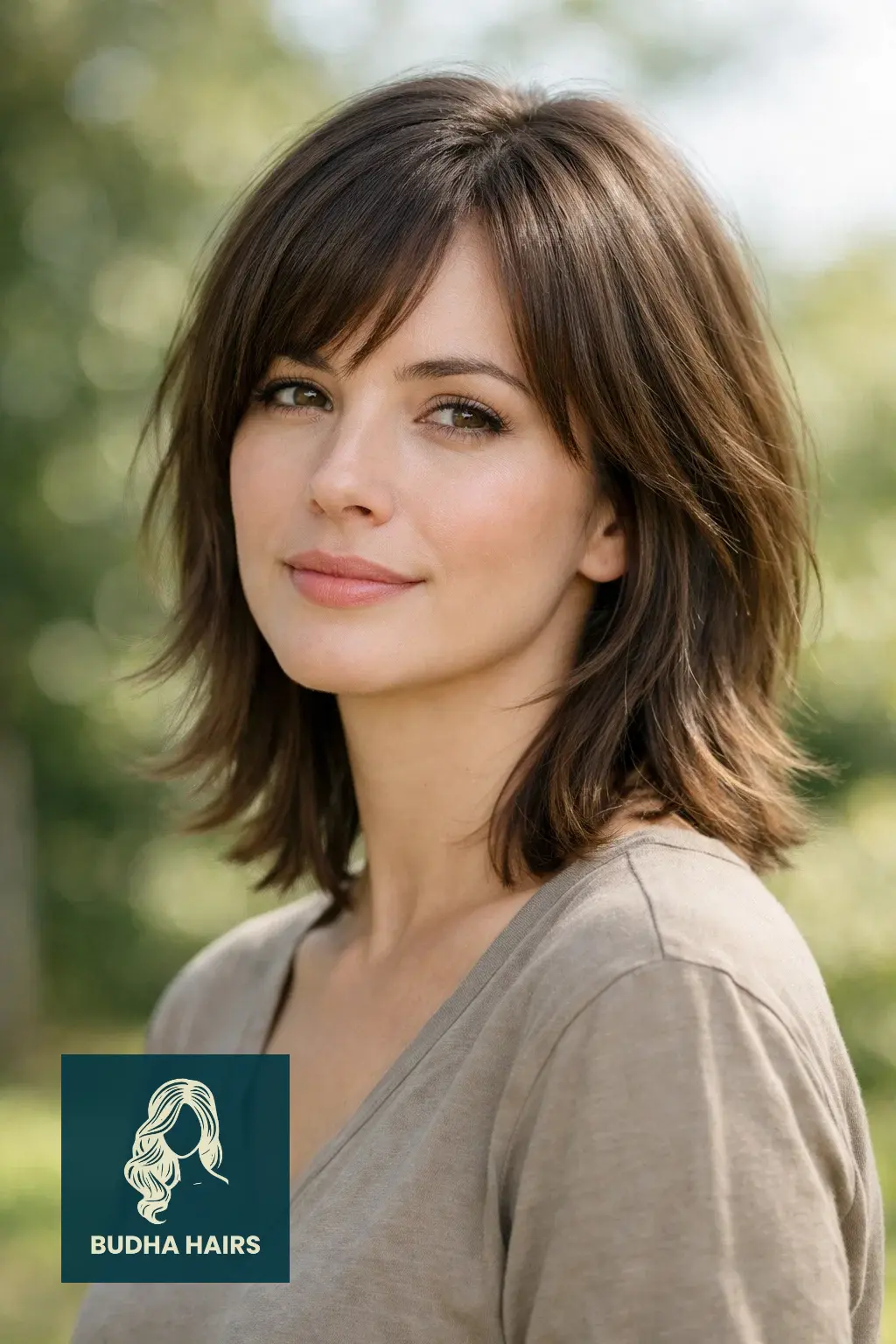 40 Best Medium Shag Haircuts: The Ultimate Guide to Texture & Volume 38 The Minimalist "No-Bangs" Shag