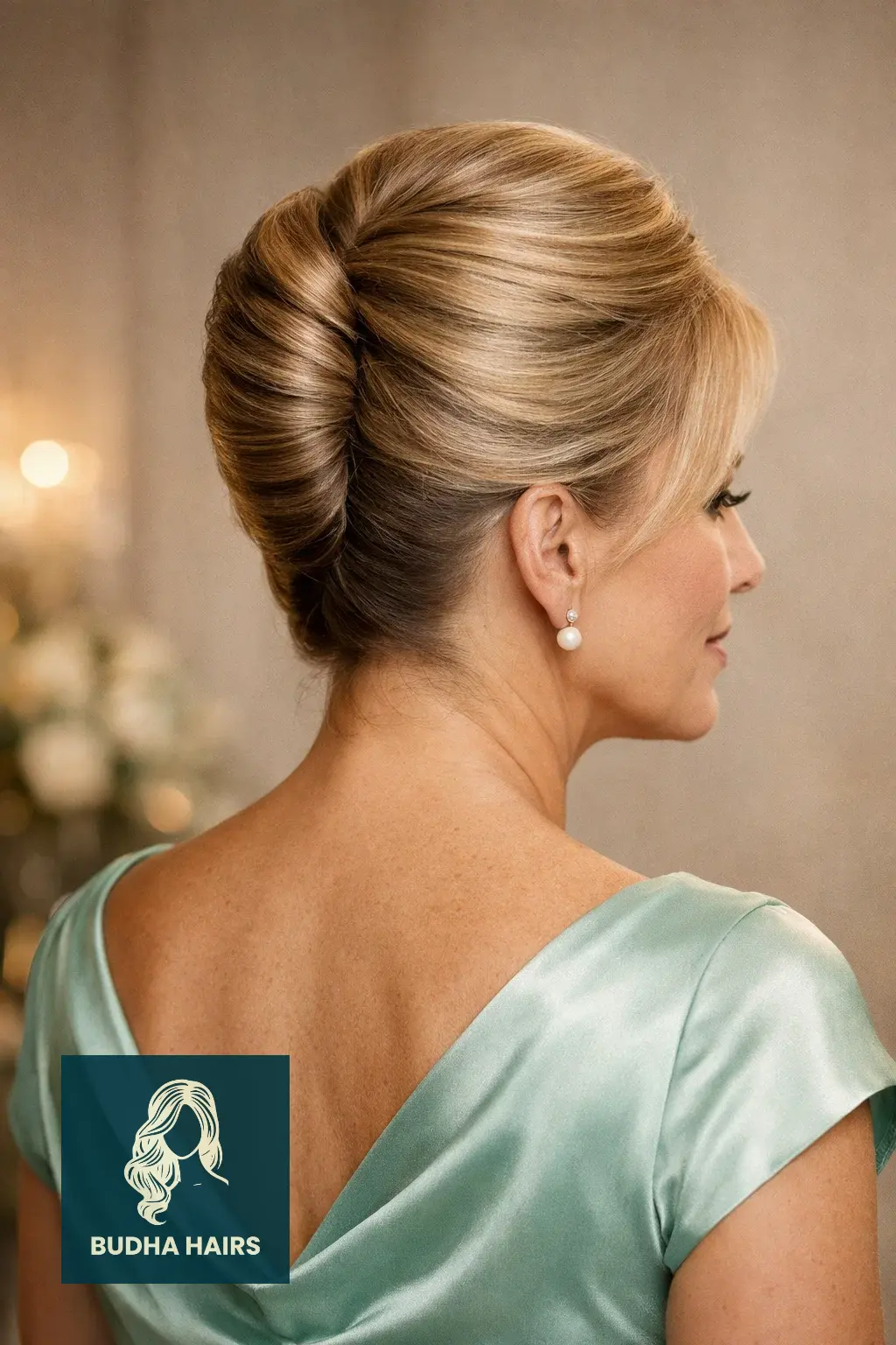 30 Best Mother of the Bride Hairstyles: 2026 Wedding Guide 25 The Modern Vertical French Roll 1