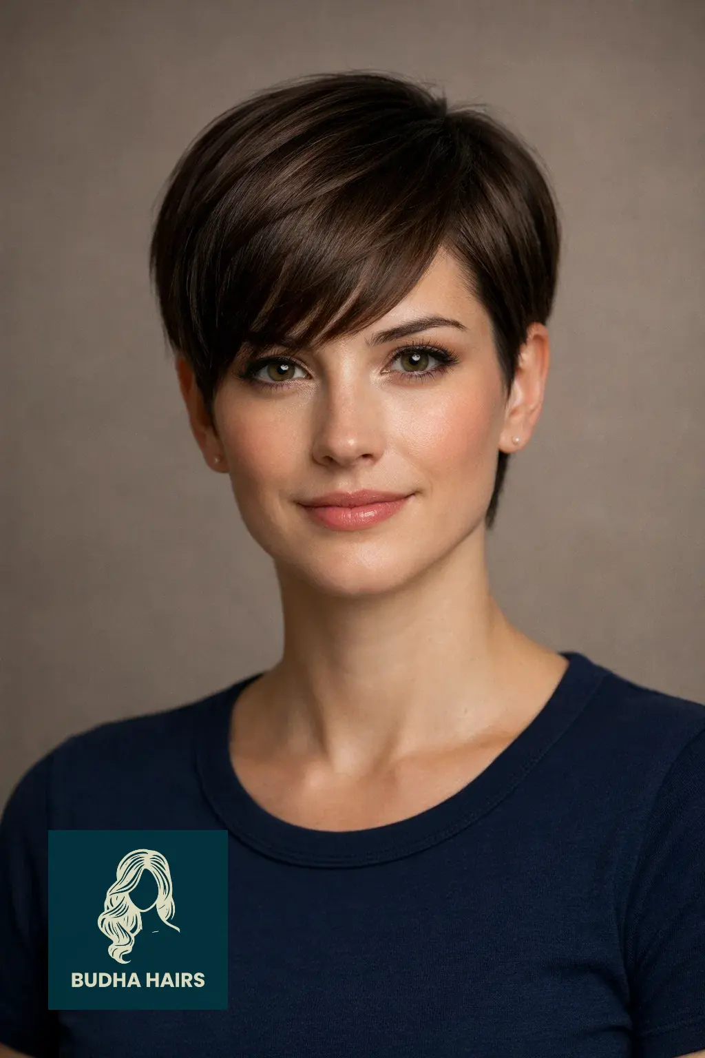 40 Oval Face Haircuts That Flatter Your Features Perfectly 4 The Polished Pixie with Side-Swept Fringe