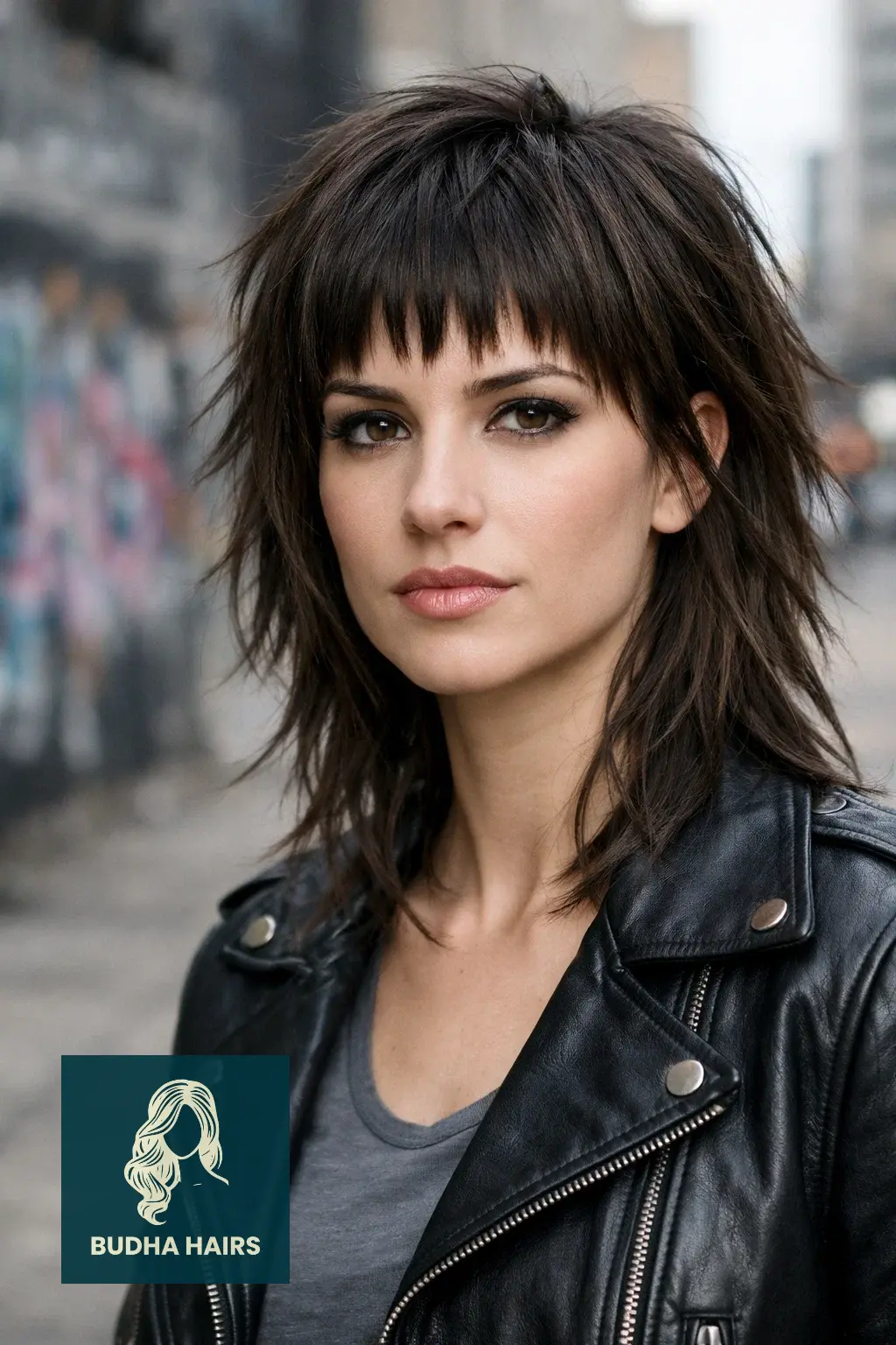 40 Best Medium Shag Haircuts: The Ultimate Guide to Texture & Volume 15 The "Rockstar" Shag with Micro-Bangs