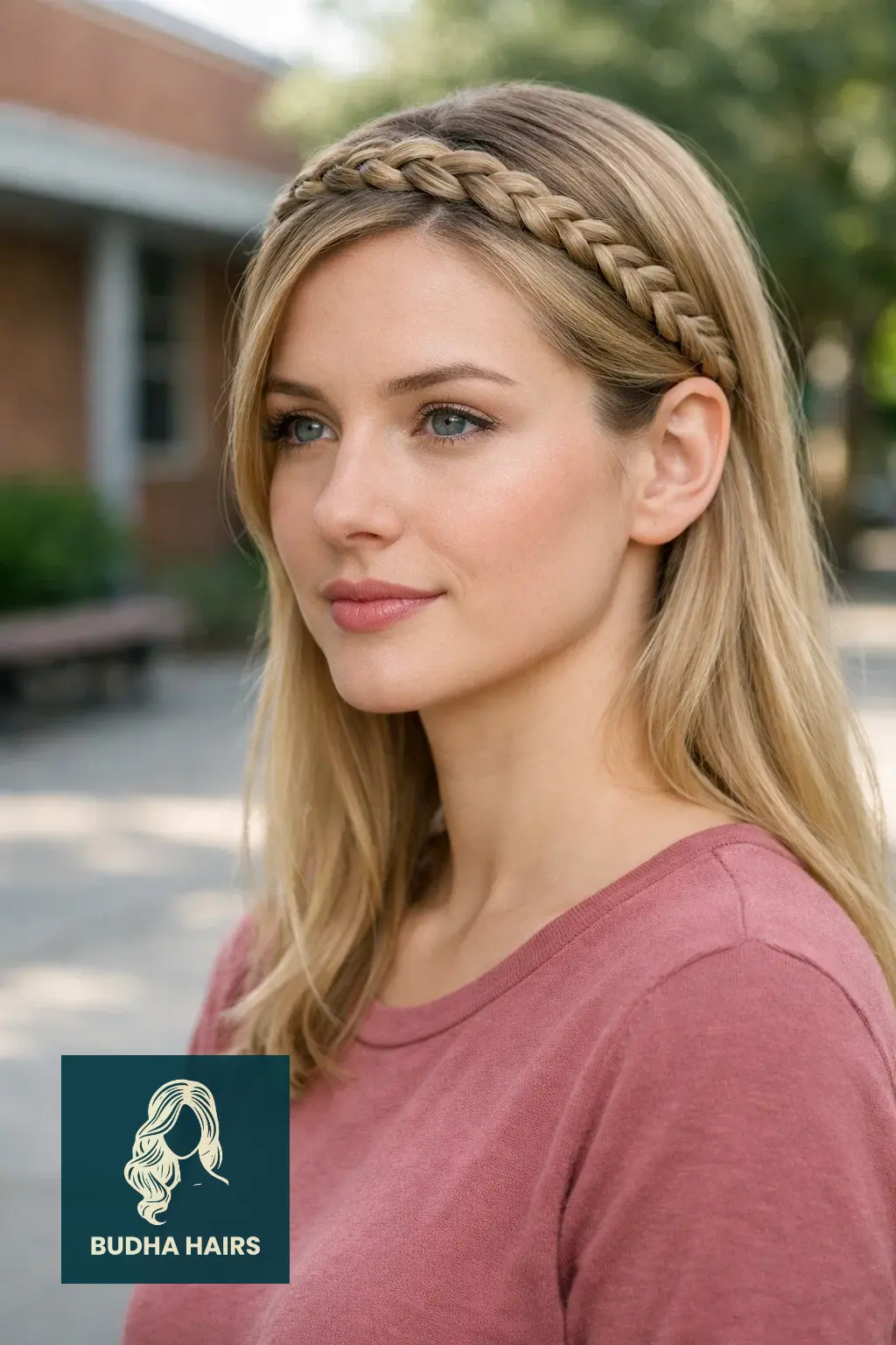 30 Best Hairstyles for School: Fast and Easy Looks for Students 6 The "Scandi" Braid Headband