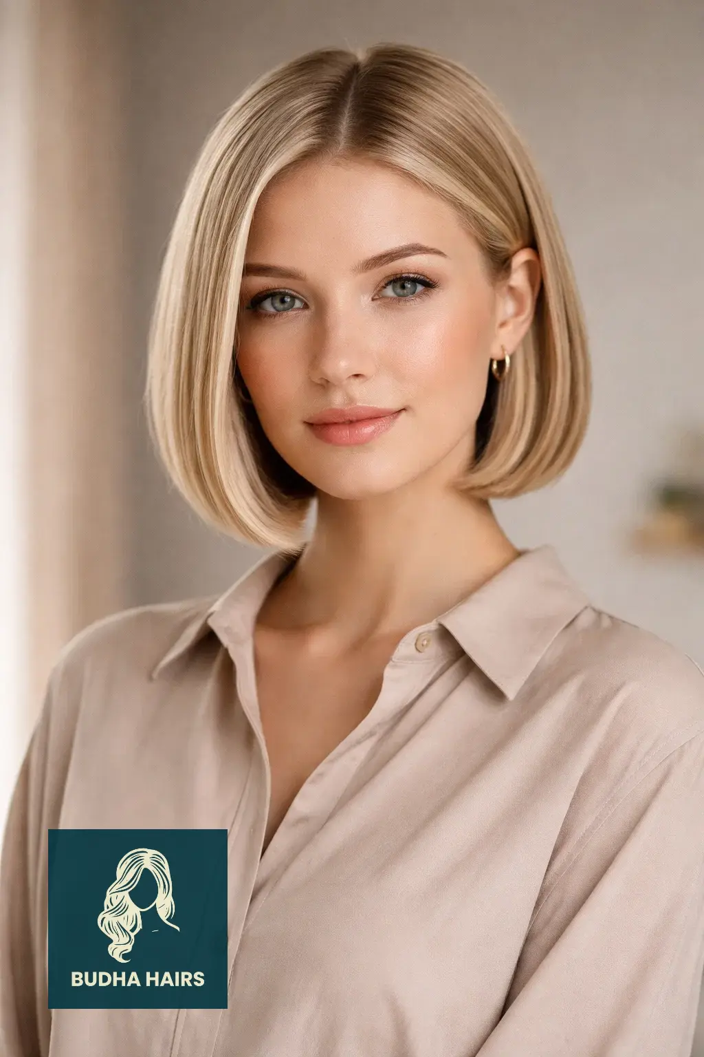 40 Short Haircuts for Round Faces For Women That Flatter Instantly 35 The "Scandi" Sleek Short Bob