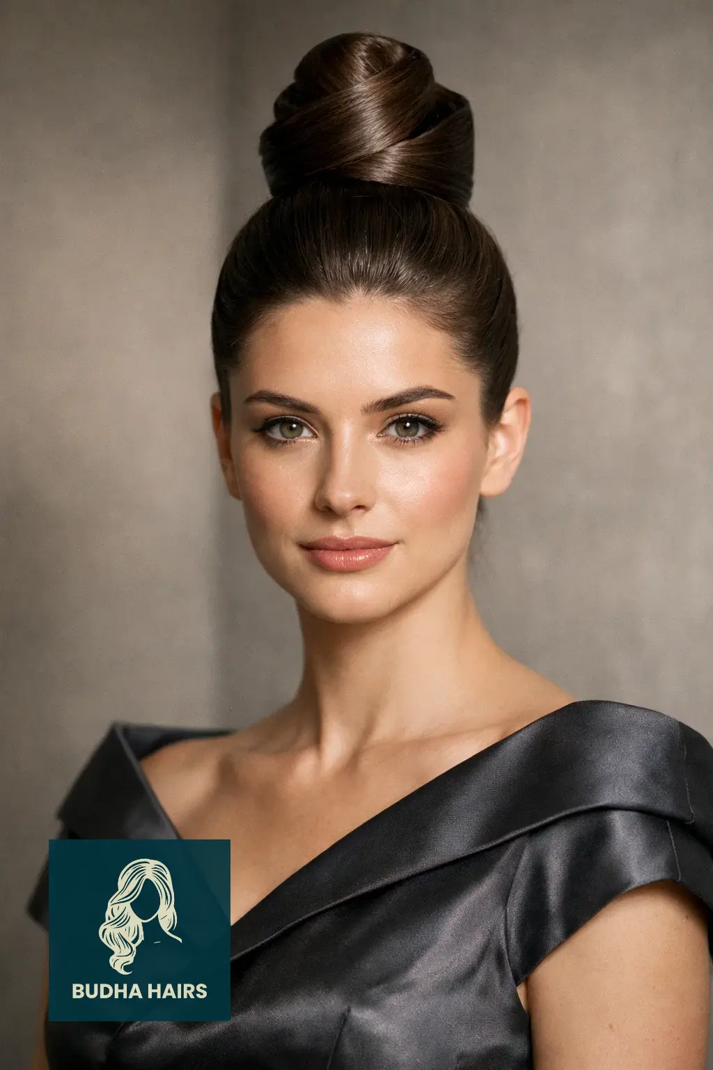 40 Timeless Wedding Guest Hairstyles That Never Go Out of Style 33 The Sleek Architectural Top Knot