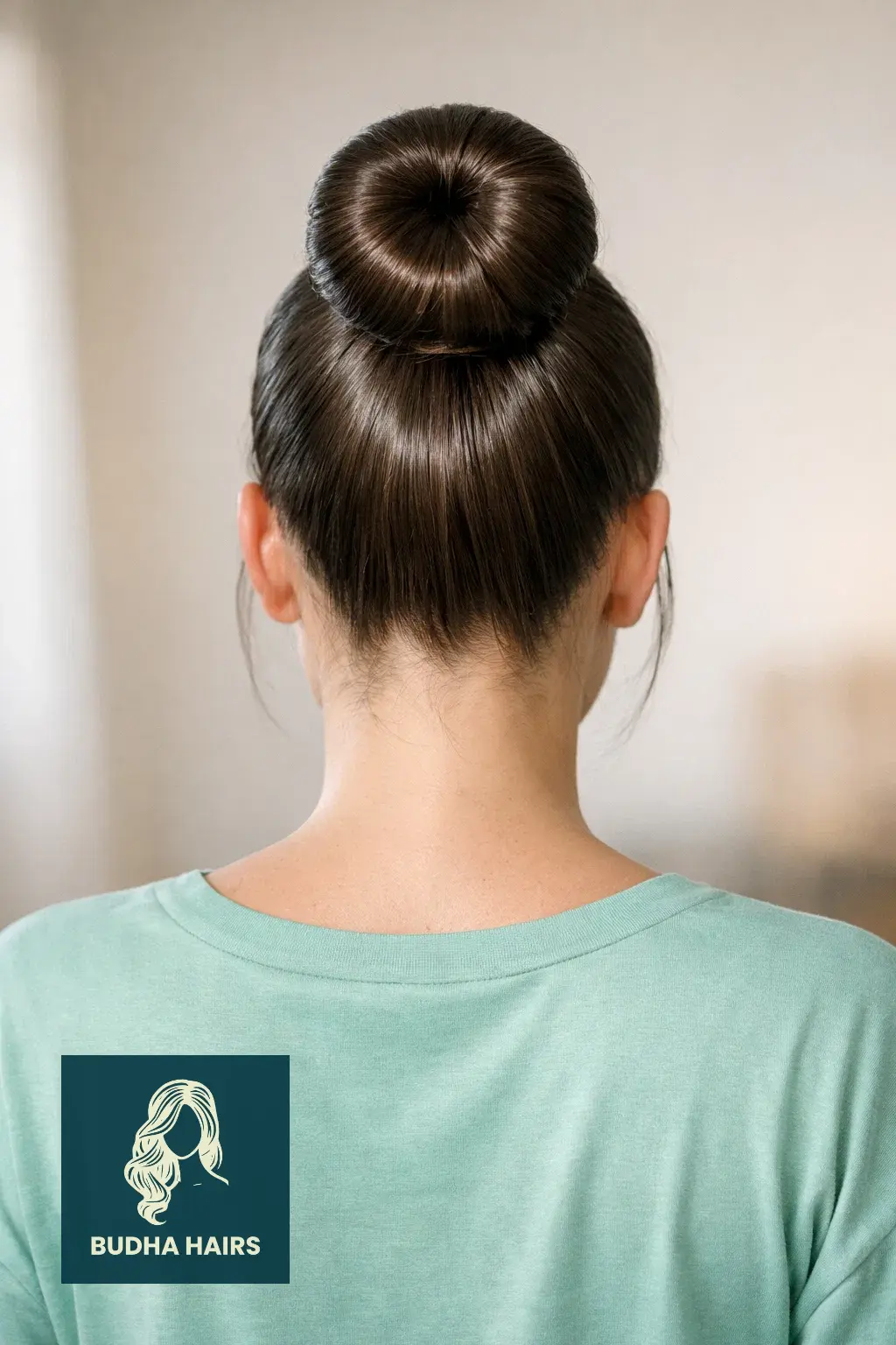 40 Quick & Easy Hairstyles: The Ultimate Guide for a Daily Refresh 13 The Sleek "Liquid" Top Knot