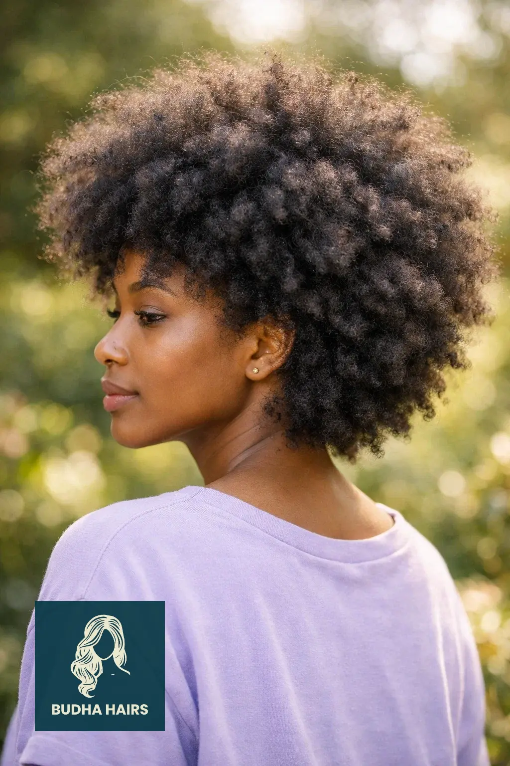 30 Afro Hairstyles for Women for Effortless Chic Vibes 11 The Soft "Cloud" Afro with Wispy Edges