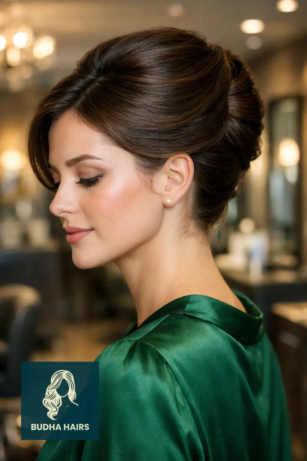 30 Hair Updos for Medium Hair That Look Effortlessly Chic 1 The Timeless French Twist