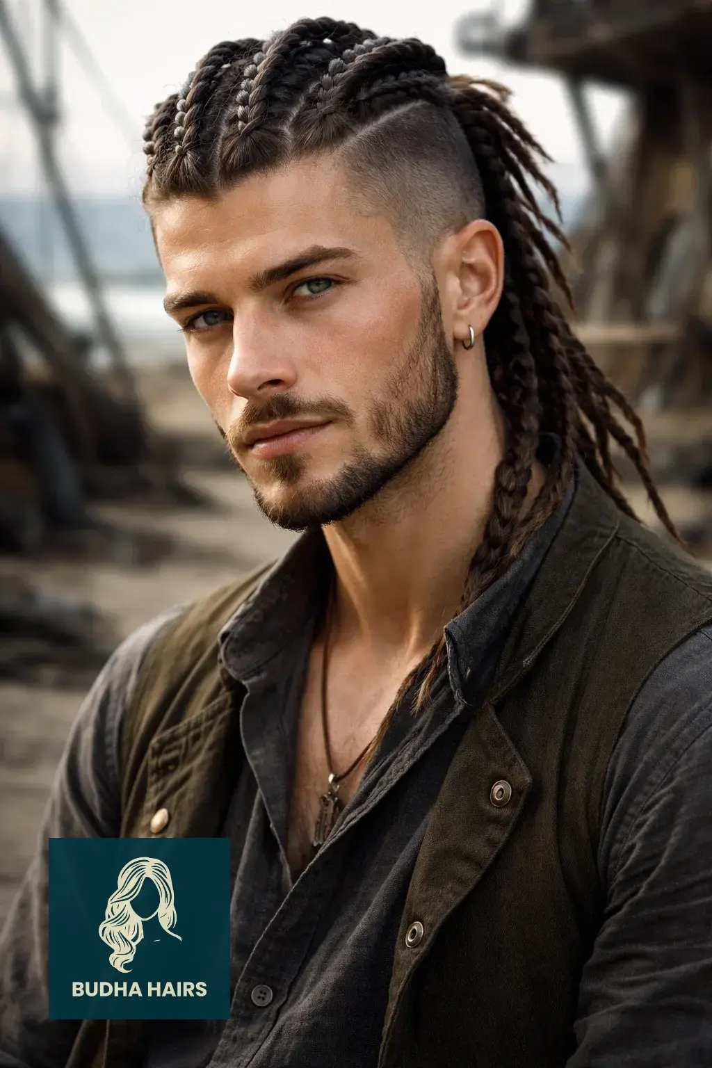 40 Best Pirate Hairstyles for Men: Rugged & Modern Looks 25 The Triple-Braided Mohawk with Tapered Sides