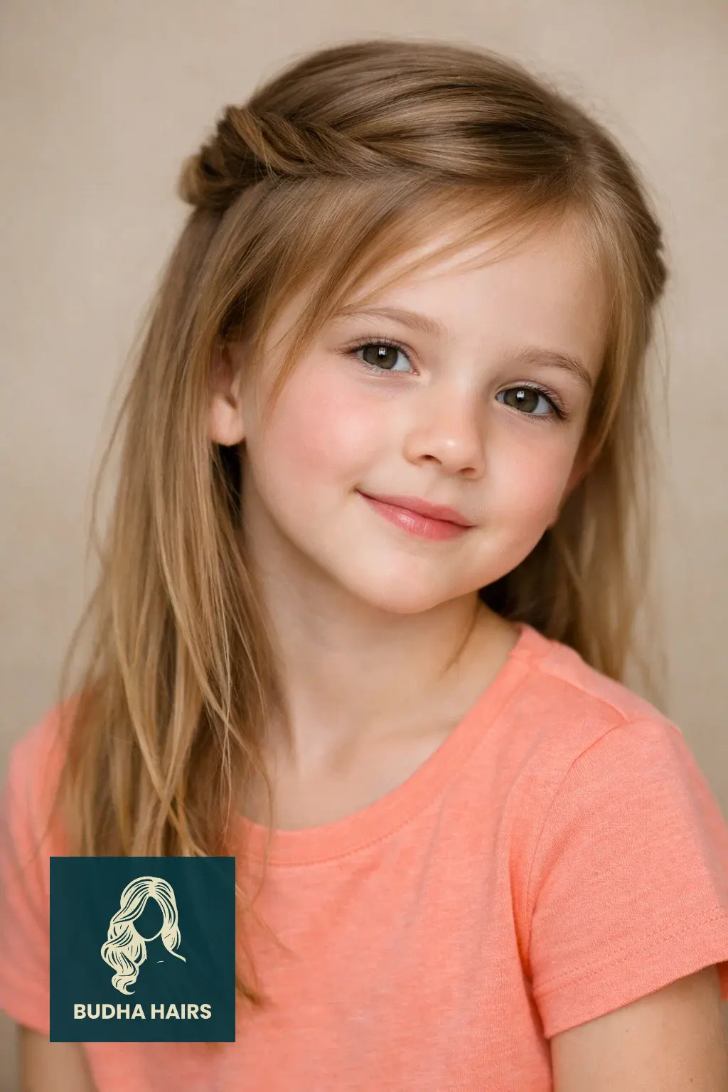 30 Best Hairstyles for Thin Hair for Kids for a Full Look 22 The "Twist-Back" Half-Up Style