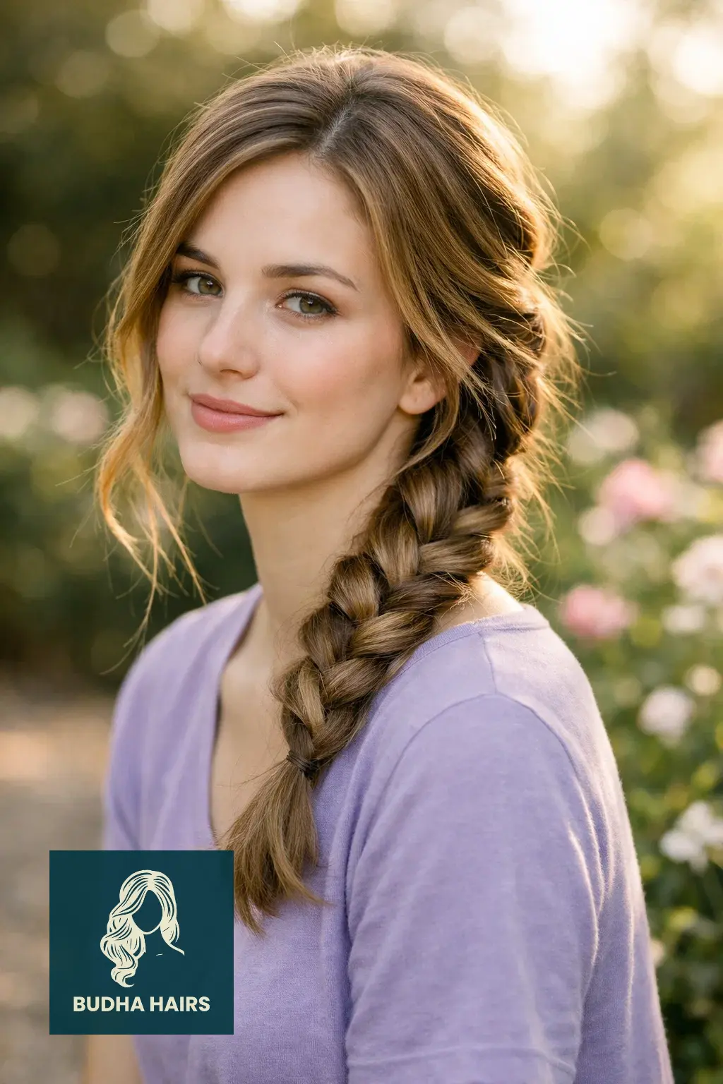 30 Best Cute Hairstyles for Medium Hair for a Sharp, Chic Look 21 The Twisted Side Braid 1