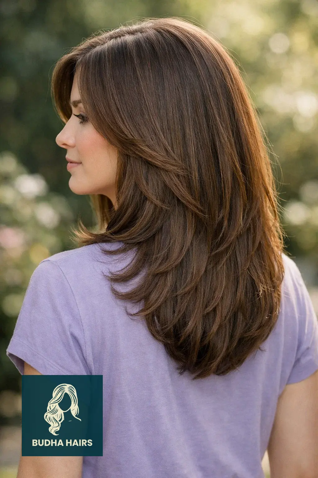 30 Perfect Side Bangs With Layers To Frame Your Face Beautifully 11 The "U-Shape" Cascade