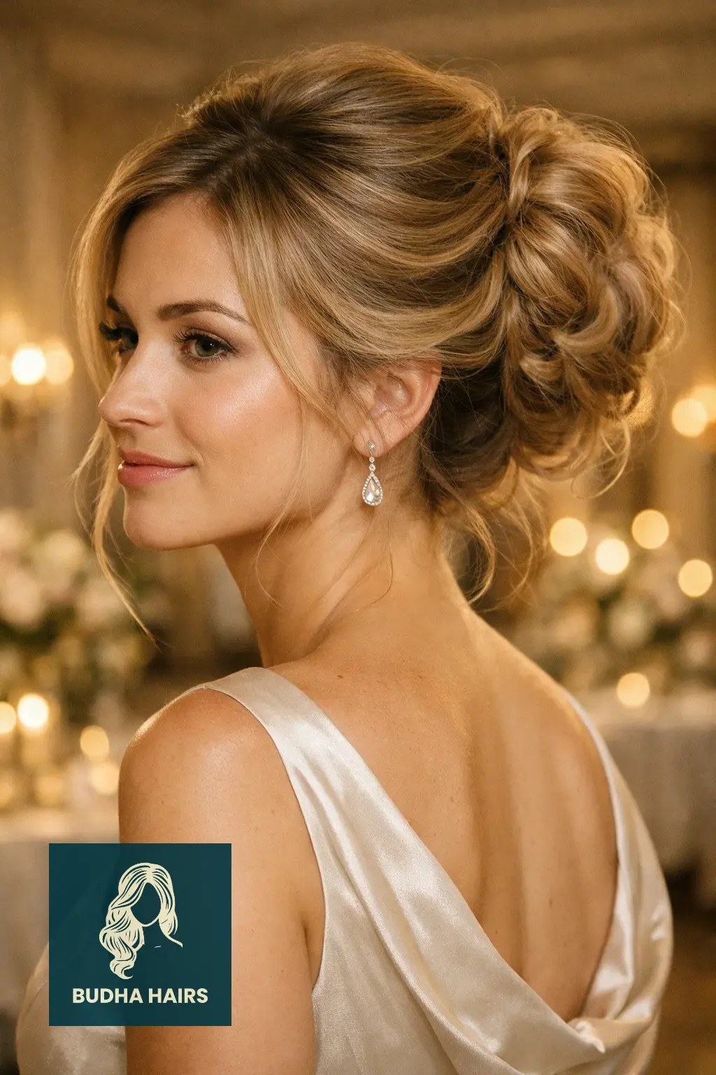 39 Best Hairstyles for Thin Hair for Wedding for a Full Look 1 The Voluminous Romantic Chignon