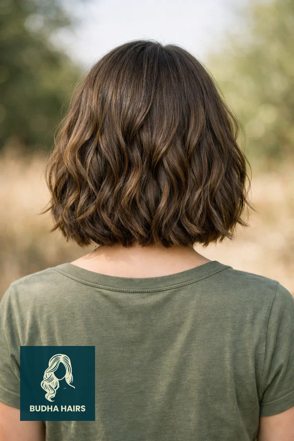 40 Short Haircuts for Round Faces For Women That Flatter Instantly 8 The "Wavy Lob" (Long Bob)