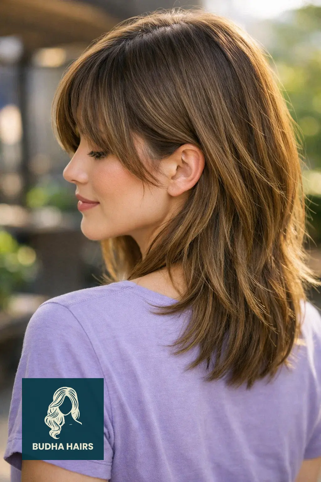 40 Oval Face Haircuts That Flatter Your Features Perfectly 11 The Wispy "Bottleneck" Fringe