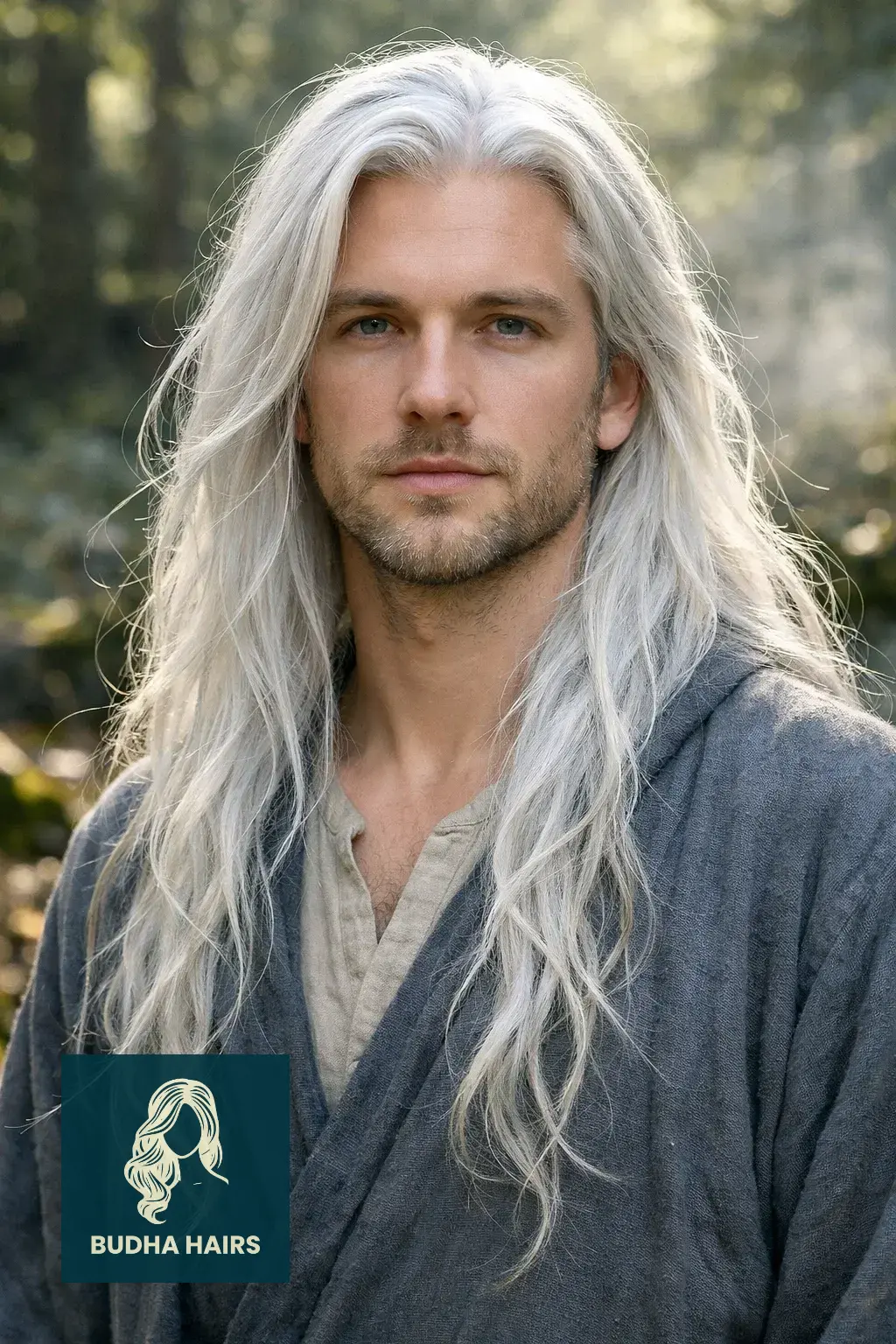 30 Best Halloween Hairstyles for Men: Easy & Iconic Looks 29 The "Wizard" Long White Mane