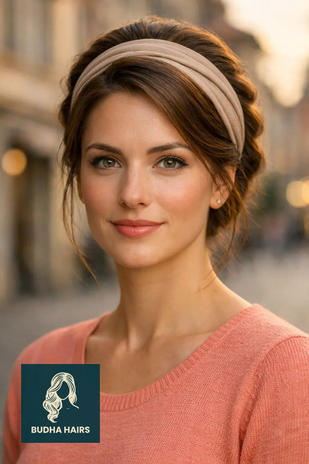 25 Best Out of Face Hairstyles for a Polished, Chic Look 4 Triple Tucked Headband Style