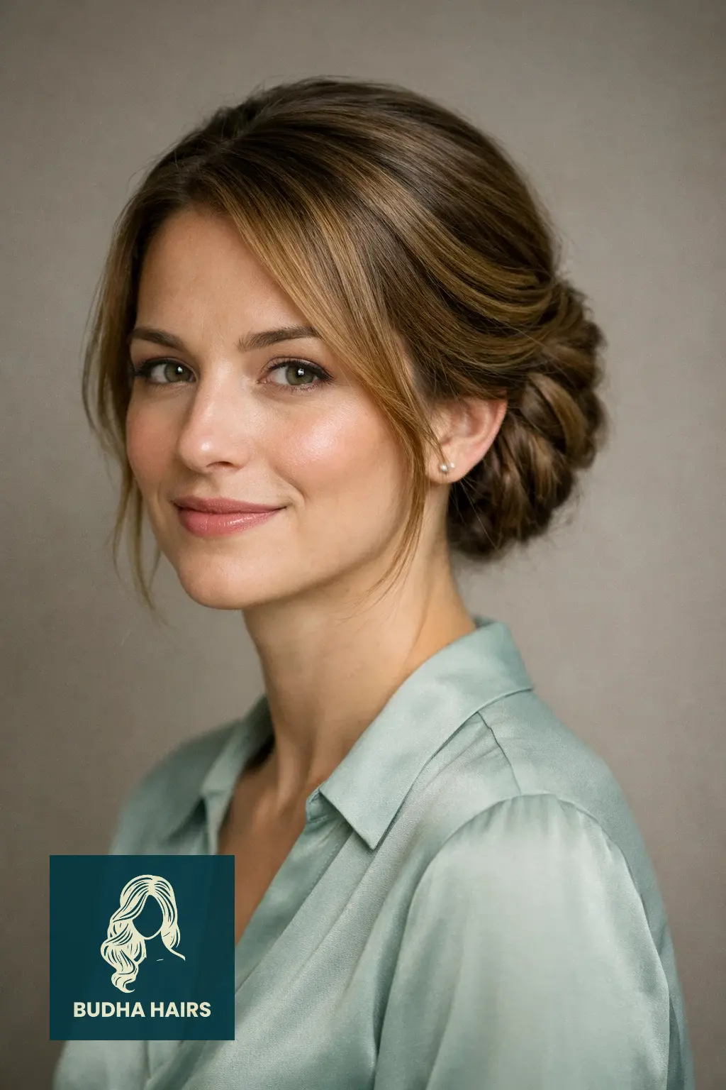 40 Best Formal Hairstyles for Short Hair: Elegant & Chic 13 Twisted Chignon for Long Bobs