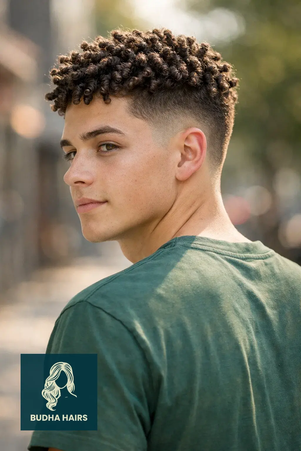 35 Cool Haircuts For Boys With Curly Hair That Show Off Texture 32 Twisted Coils with Mid-Drop Fade