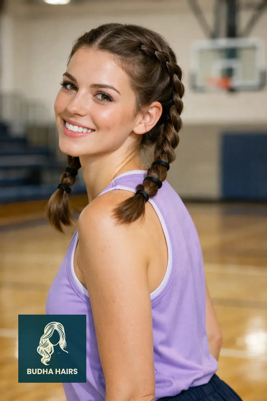 40 Best Basketball Hairstyles: Secure & Stylish On-Court Looks 18 Twisted Pigtails with Secure Elastics