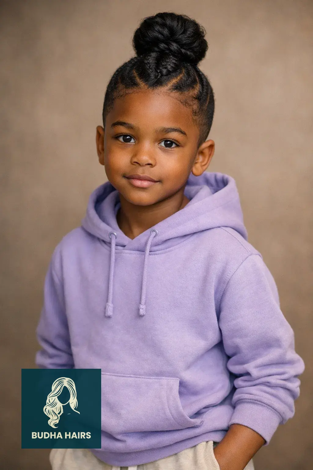 30 Adorable Braid Hairstyles for Kids You Will Love 20 Upside Down Braid into a Top Knot