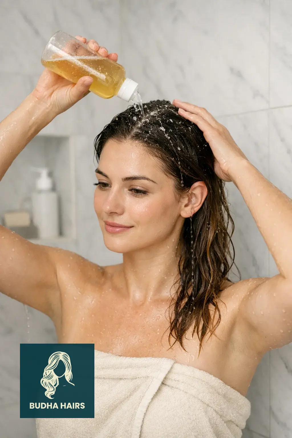 How to Get Rid of Dandruff: 10 Causes & 15 Proven Ways 2 Use an Apple Cider Vinegar Rinse