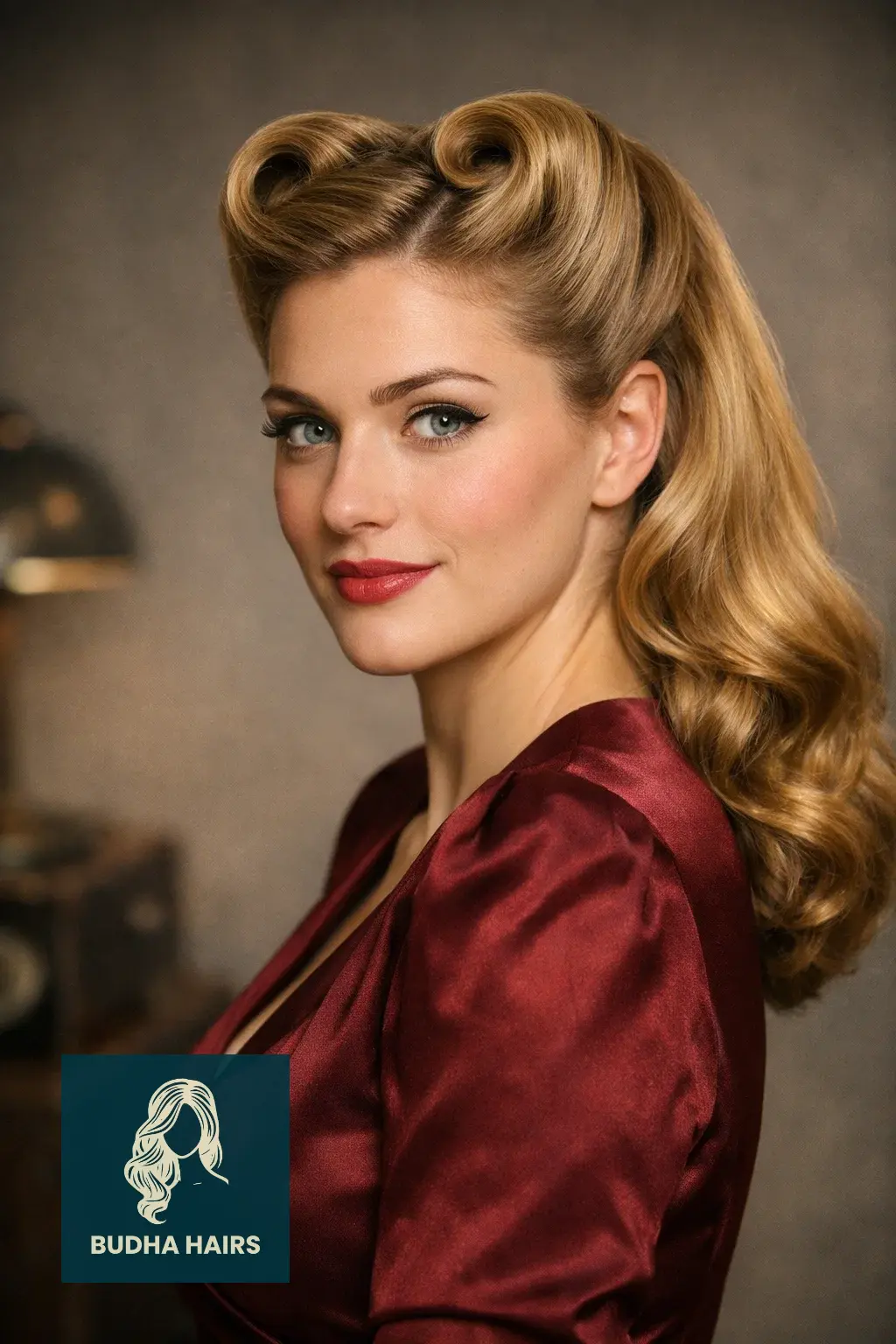 40 Best Engagement Hairstyles for a Romantic, Radiant Look 13 Vintage 1940s Victory Rolls