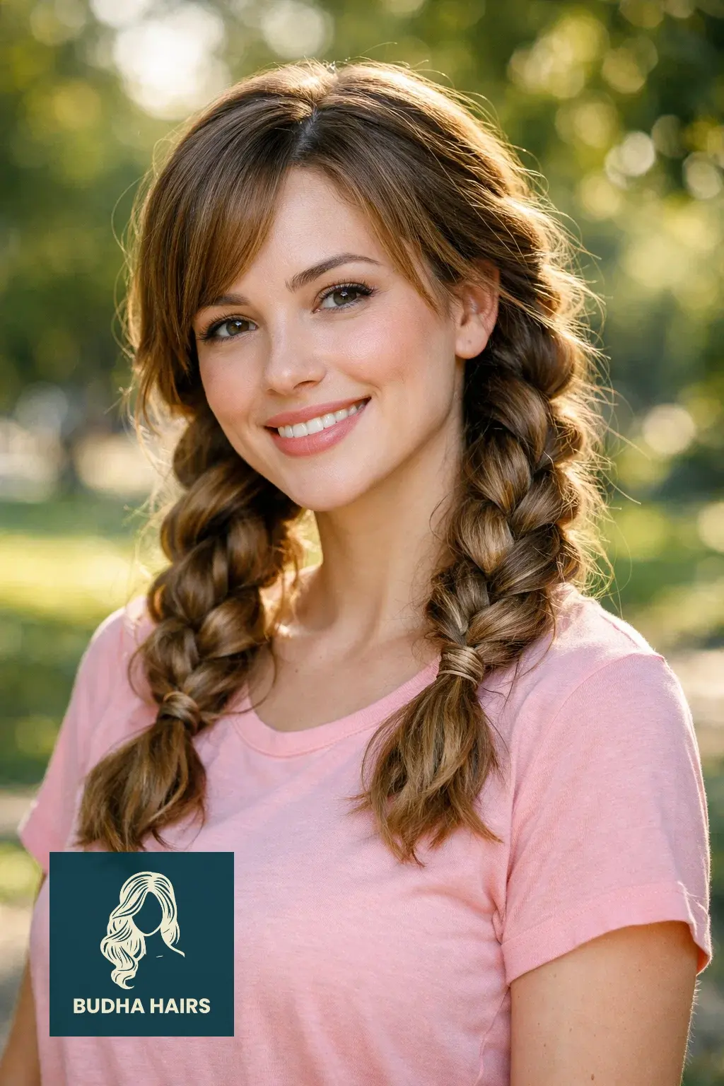 30 Hair Styles For Medium Hair And Creative Ways To Upgrade Your Cut 18 Volume-Boasting Pigtail Braids
