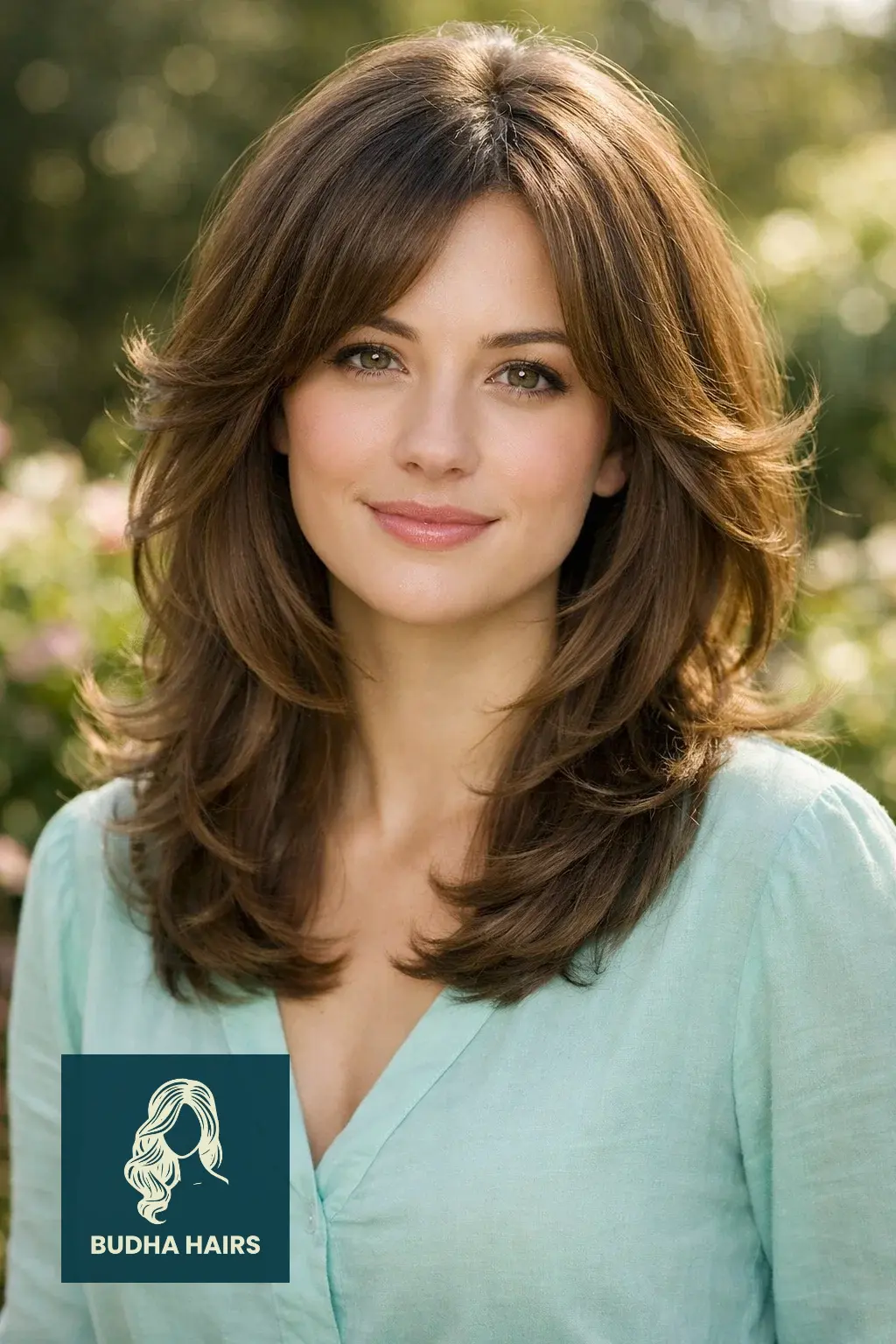 40 Best Engagement Hairstyles for a Romantic, Radiant Look 19 Voluminous Butterfly Cut Layers