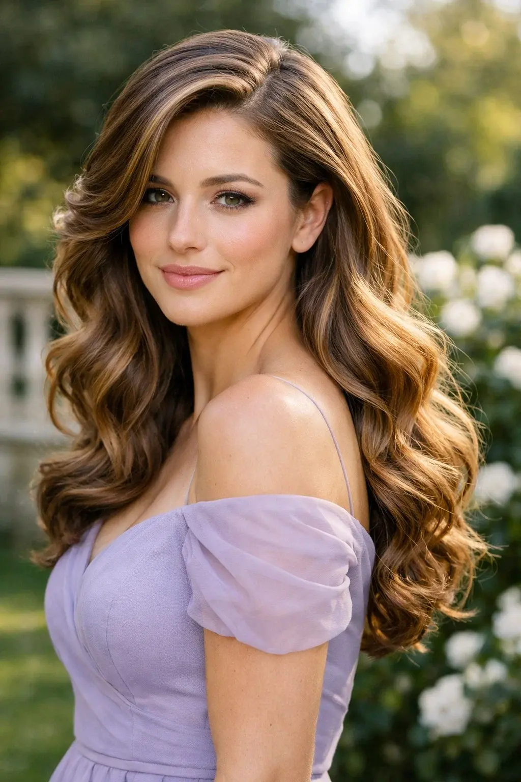 40 Best Princess Hairstyles: Majestic, Elegant & Royal Looks 22 Voluminous Side-Swept Glamour Waves